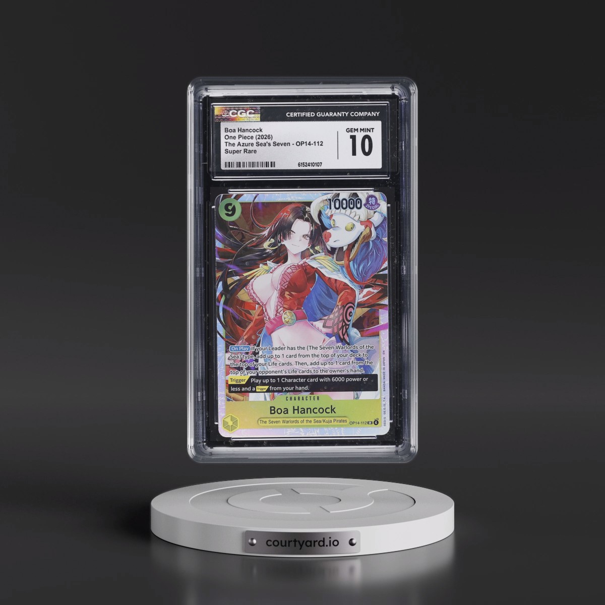 2026 The Azure Sea's Seven (OP14-EB04) - English #OP14-112 Boa Hancock (CGC 10 GEM MINT)