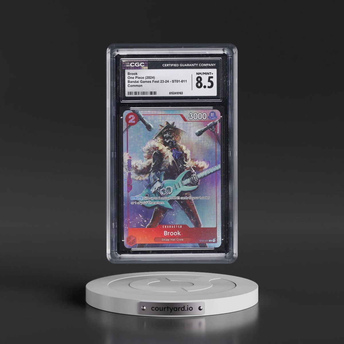 2024 Bandai Card Games Fest 23-24 (Textured Foil) - English #ST01-011 Brook - (Borderless) (CGC 8.5 NM-MT+)