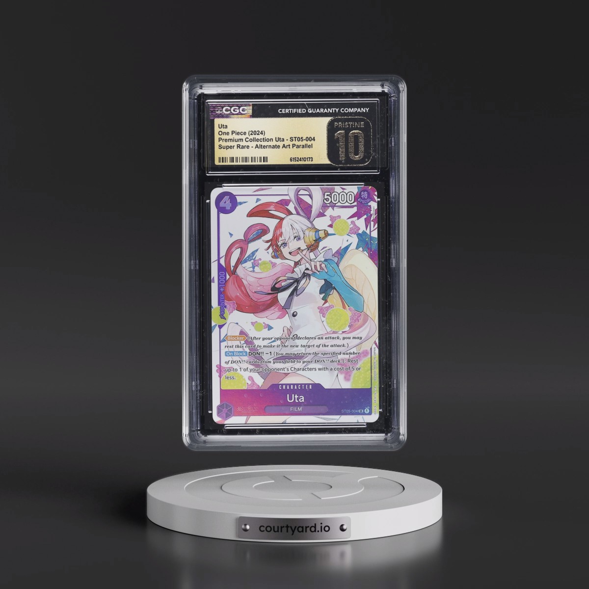 2024 Premium Collection Uta - English #ST05-004 Uta - Alternate Art Parallel (CGC 10 PRISTINE)