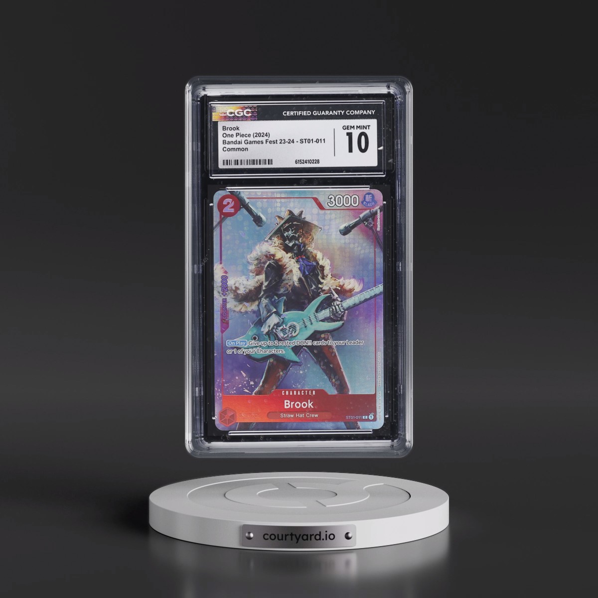 2024 Bandai Card Games Fest 23-24 (Textured Foil) - English #ST01-011 Brook - (Borderless) (CGC 10 GEM MINT)