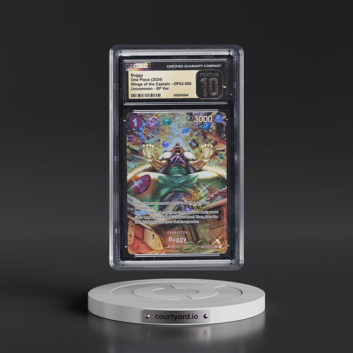 2024 Wings of the Captain (OP06) - English Buggy - SP Ver. (SP next to number) #OP03-008 CGC 10