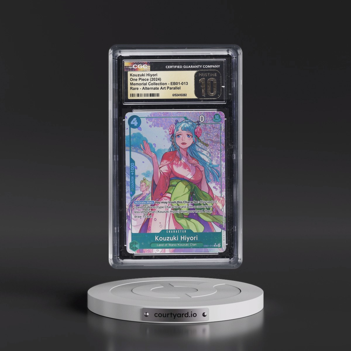 2024 Memorial Collection (EB01) - English #EB01-013 Kouzuki Hiyori - (Borderless) Alt Art (CGC 10 PRISTINE)