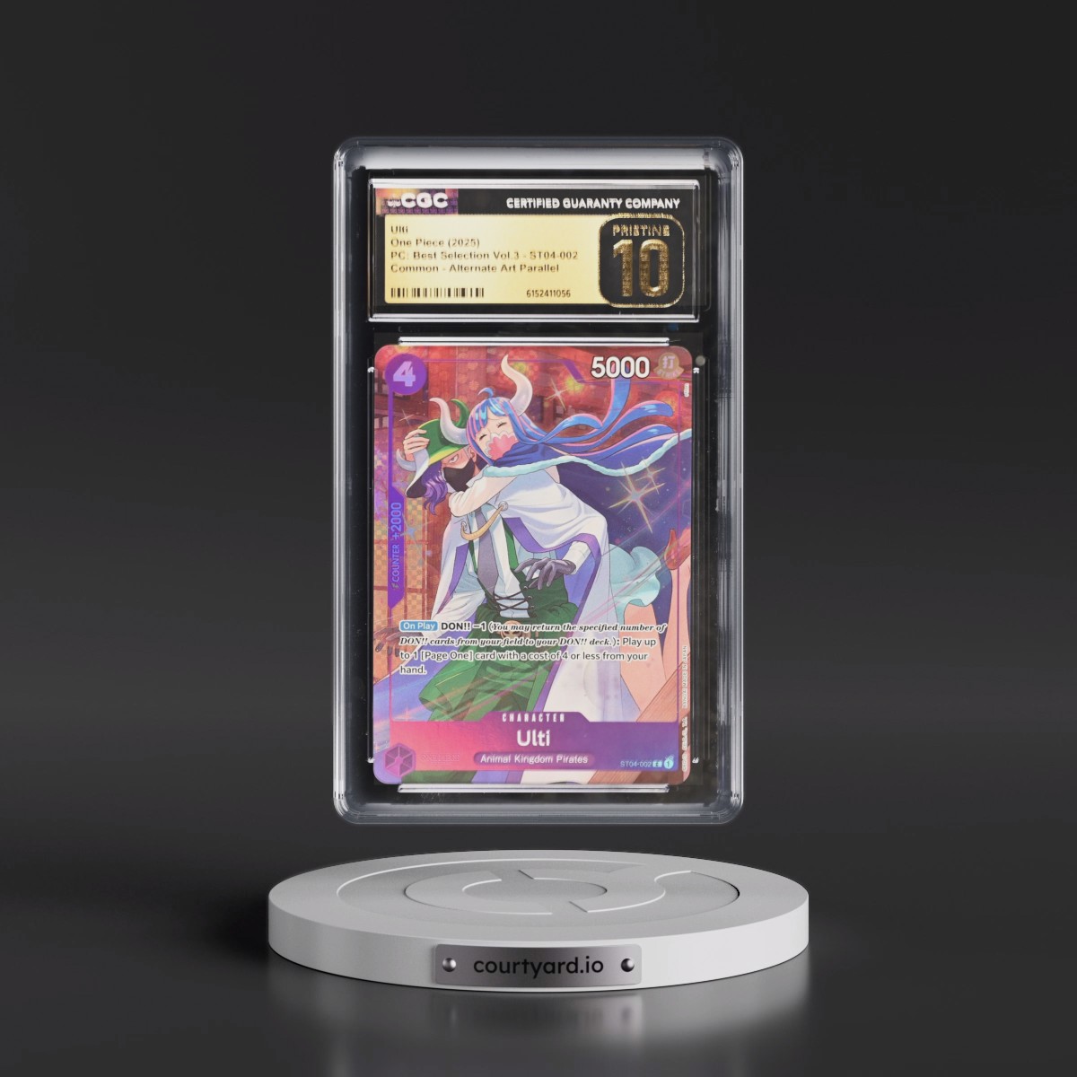 2025 Premium Collection Best Selection Vol.3 - English #ST04-002 Ulti - (Borderless) Alt Art (CGC 10 PRISTINE)