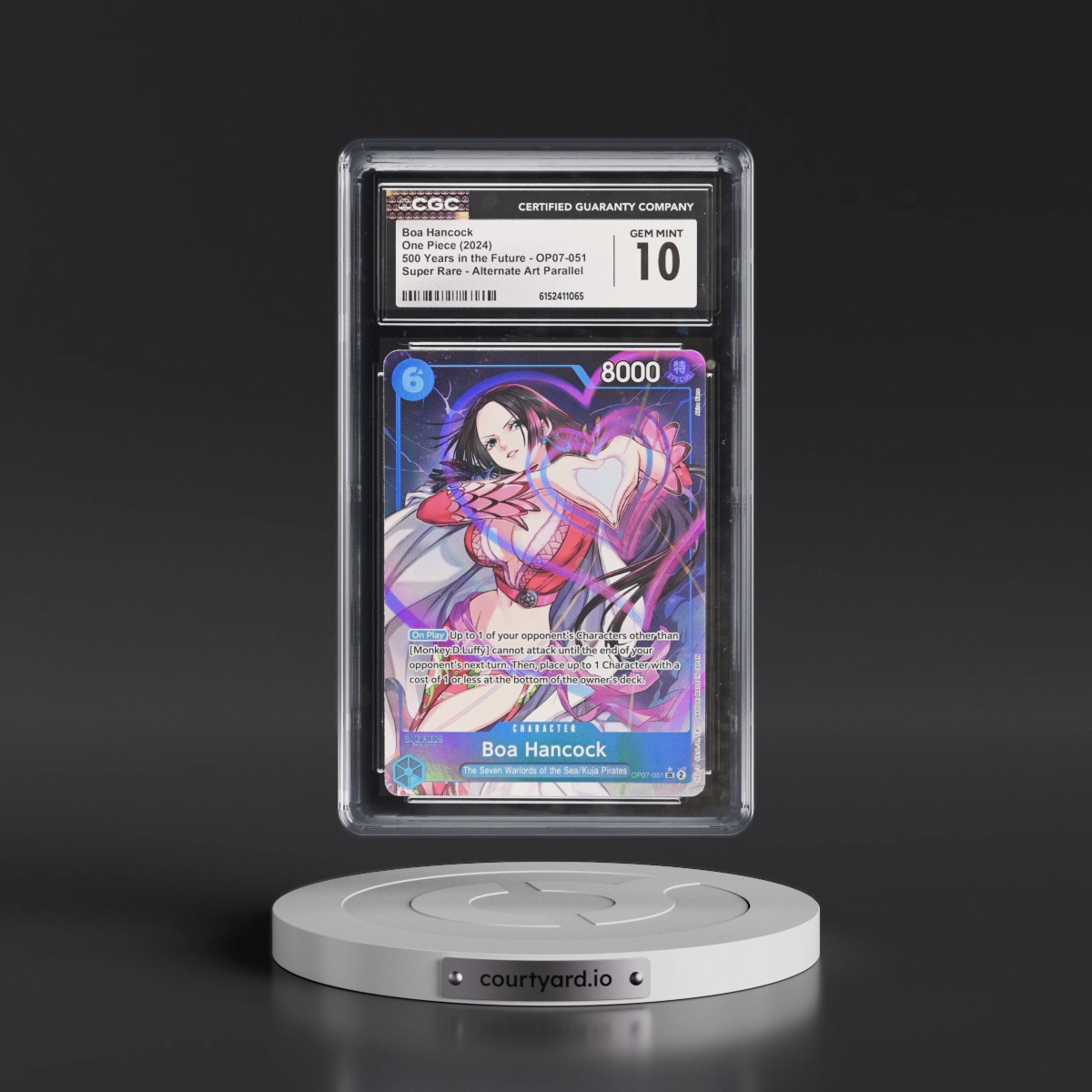 2024 500 Years in the Future (OP07) - English #OP07-051 Boa Hancock - (Borderless) Alt Art (CGC 10 GEM MINT)