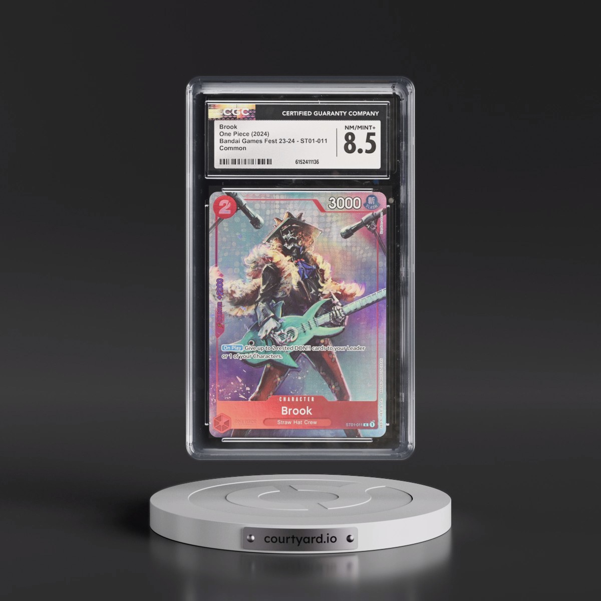 2024 Bandai Card Games Fest 23-24 (Textured Foil) - English #ST01-011 Brook - (Borderless) (CGC 8.5 NM-MT+)