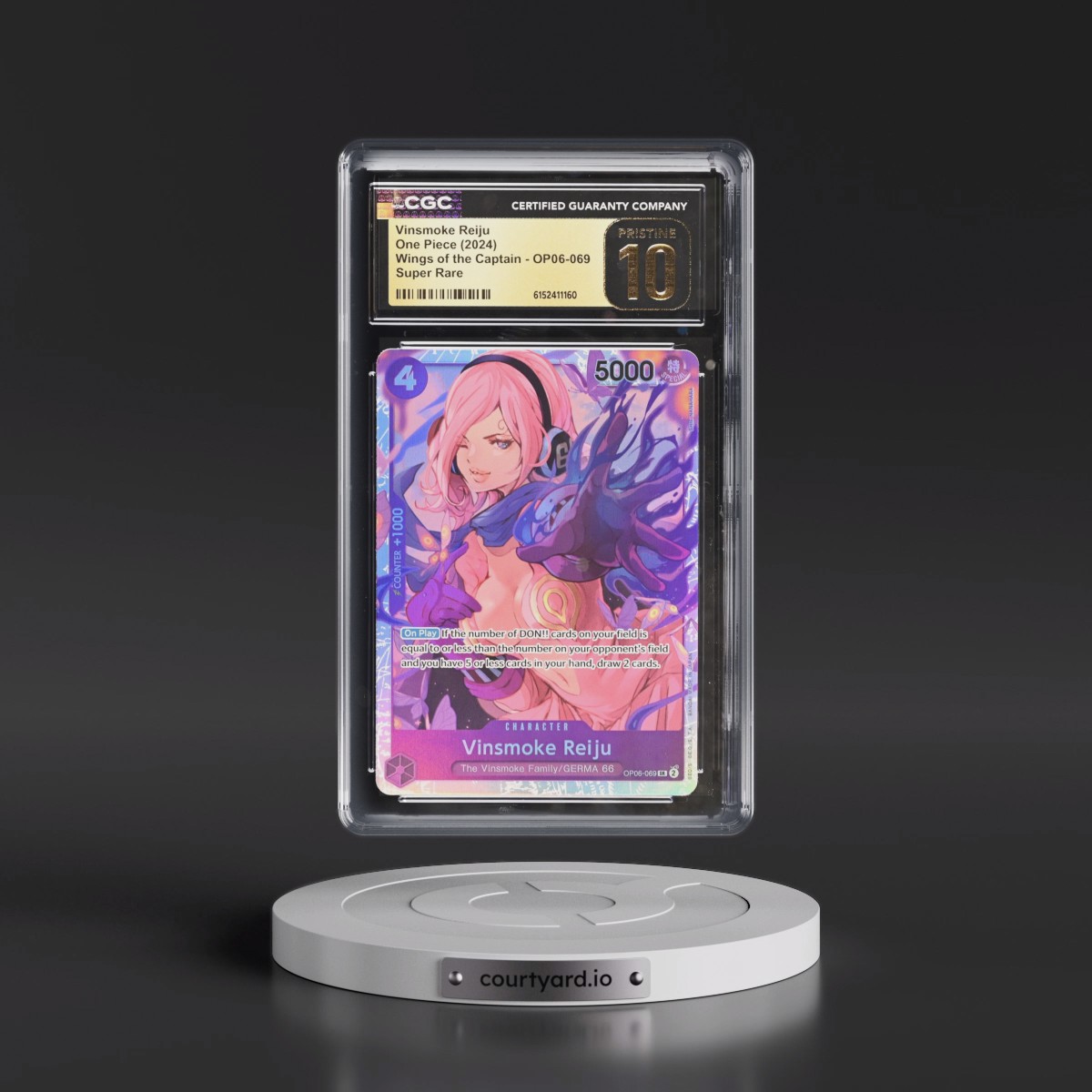 2024 Wings of the Captain (OP06) - English #OP06-069 Vinsmoke Reiju (CGC 10 PRISTINE)