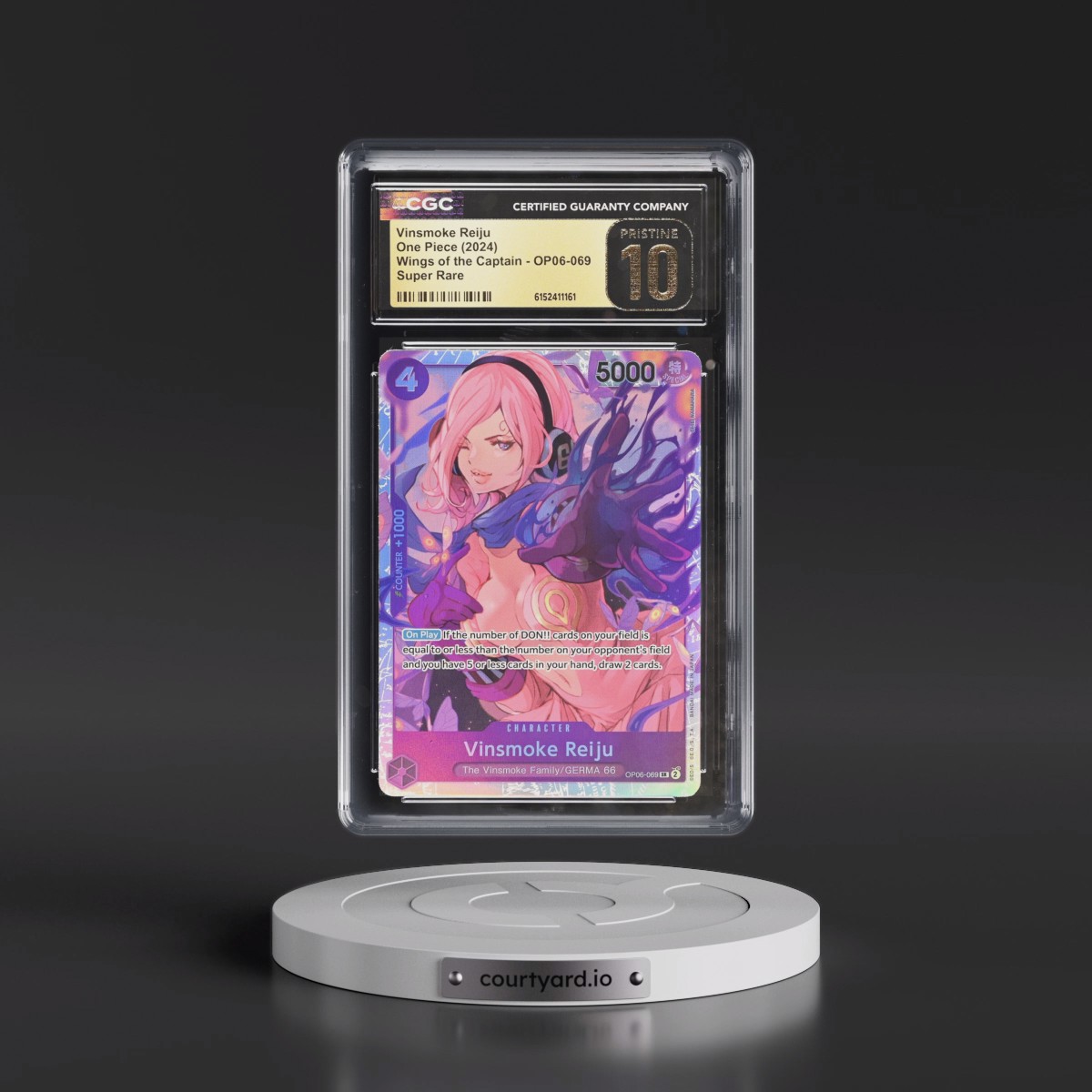 2024 Wings of the Captain (OP06) - English #OP06-069 Vinsmoke Reiju (CGC 10 PRISTINE)