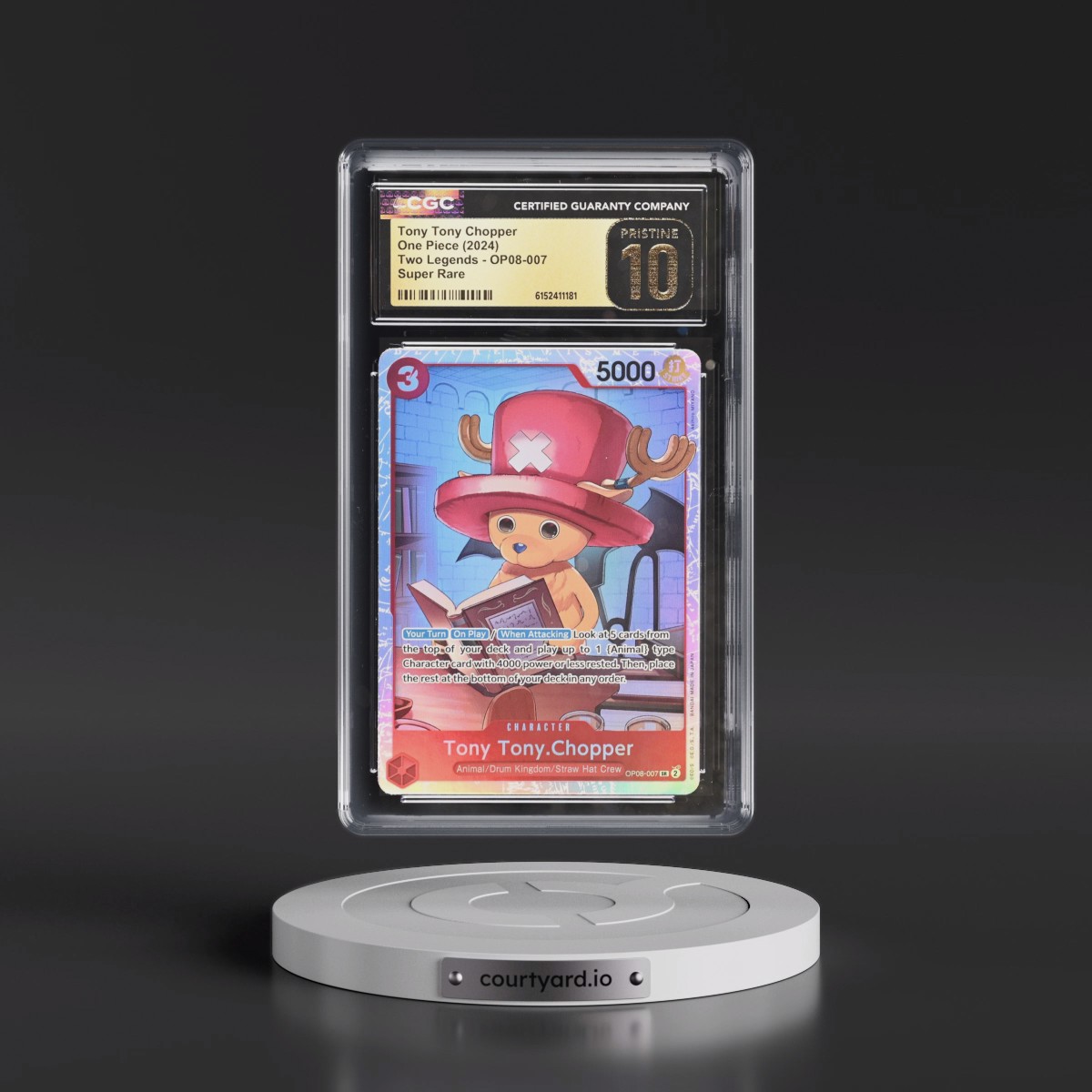 2024 Two Legends (OP08) - English Tony Tony Chopper #OP08-007 CGC 10