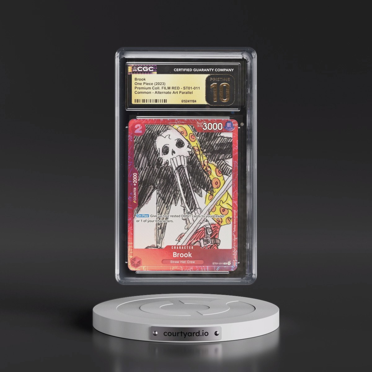 2023 Premium Collection FILM RED (Foil) - English #ST01-011 Brook - Alternate Art Parallel (CGC 10 PRISTINE)