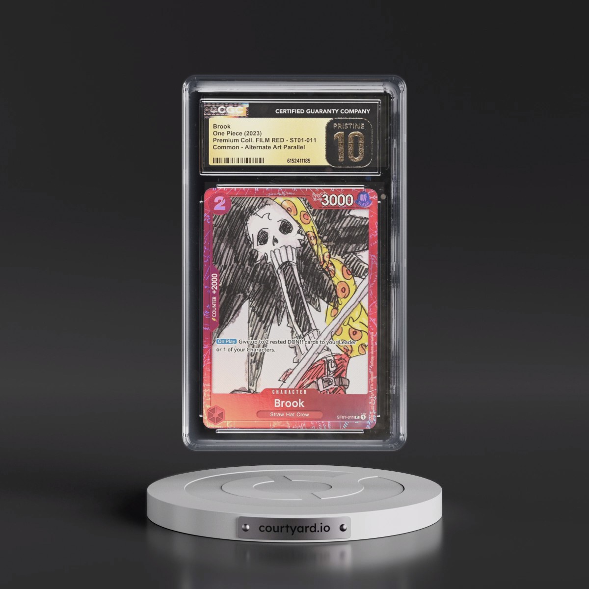 2023 Premium Collection FILM RED (Foil) - English #ST01-011 Brook - Alternate Art Parallel (CGC 10 PRISTINE)