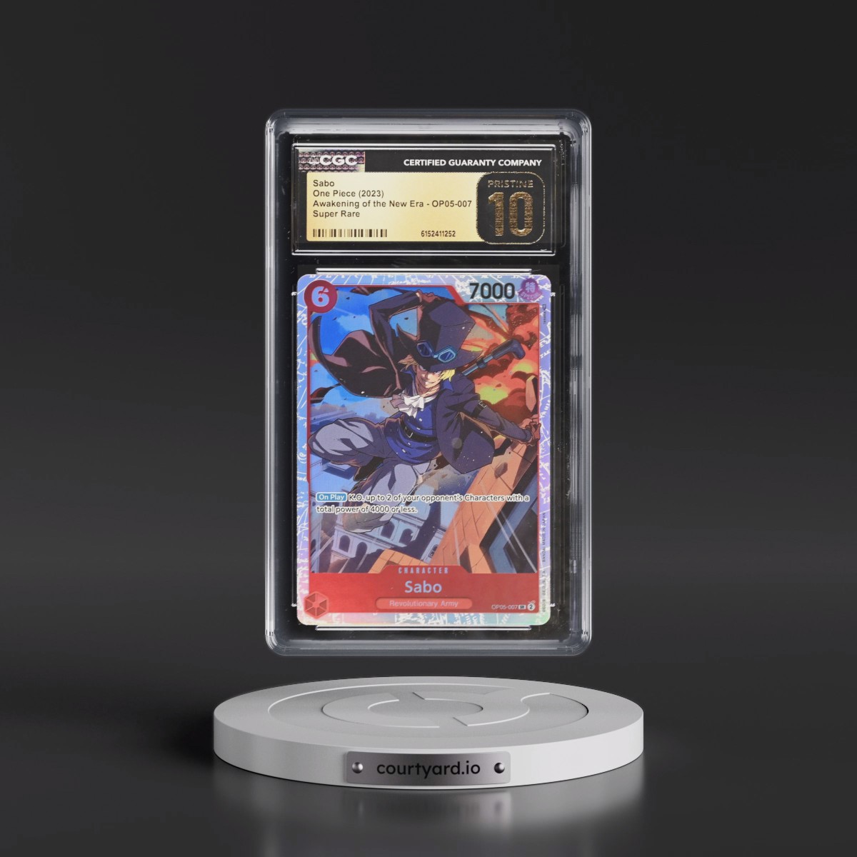 2023 Awakening of the New Era (OP05) - English #OP05-007 Sabo (CGC 10 PRISTINE)