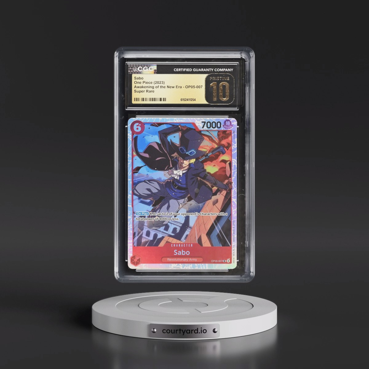 2023 Awakening of the New Era (OP05) - English #OP05-007 Sabo (CGC 10 PRISTINE)