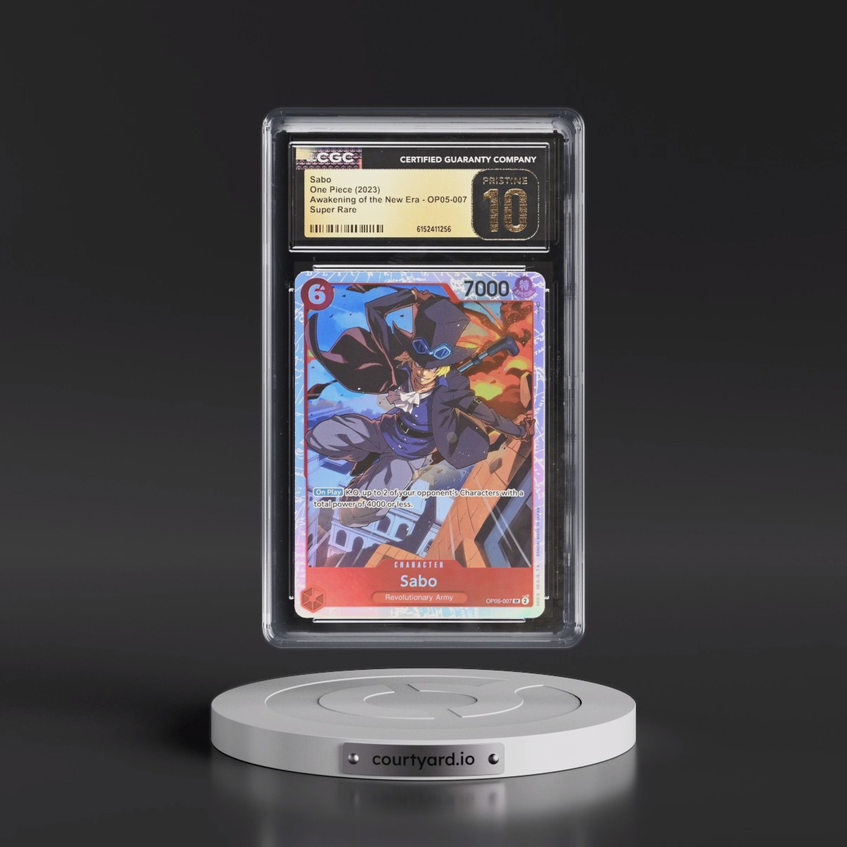 2023 Awakening of the New Era (OP05) - English #OP05-007 Sabo (CGC 10 PRISTINE)
