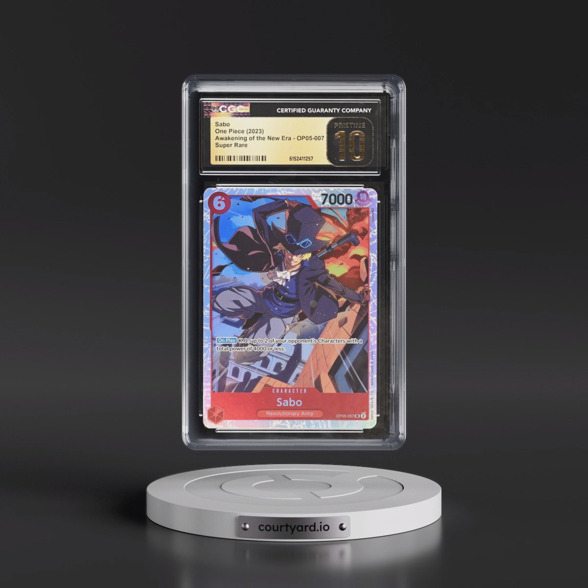 2023 Awakening of the New Era (OP05) - English #OP05-007 Sabo (CGC 10 PRISTINE)