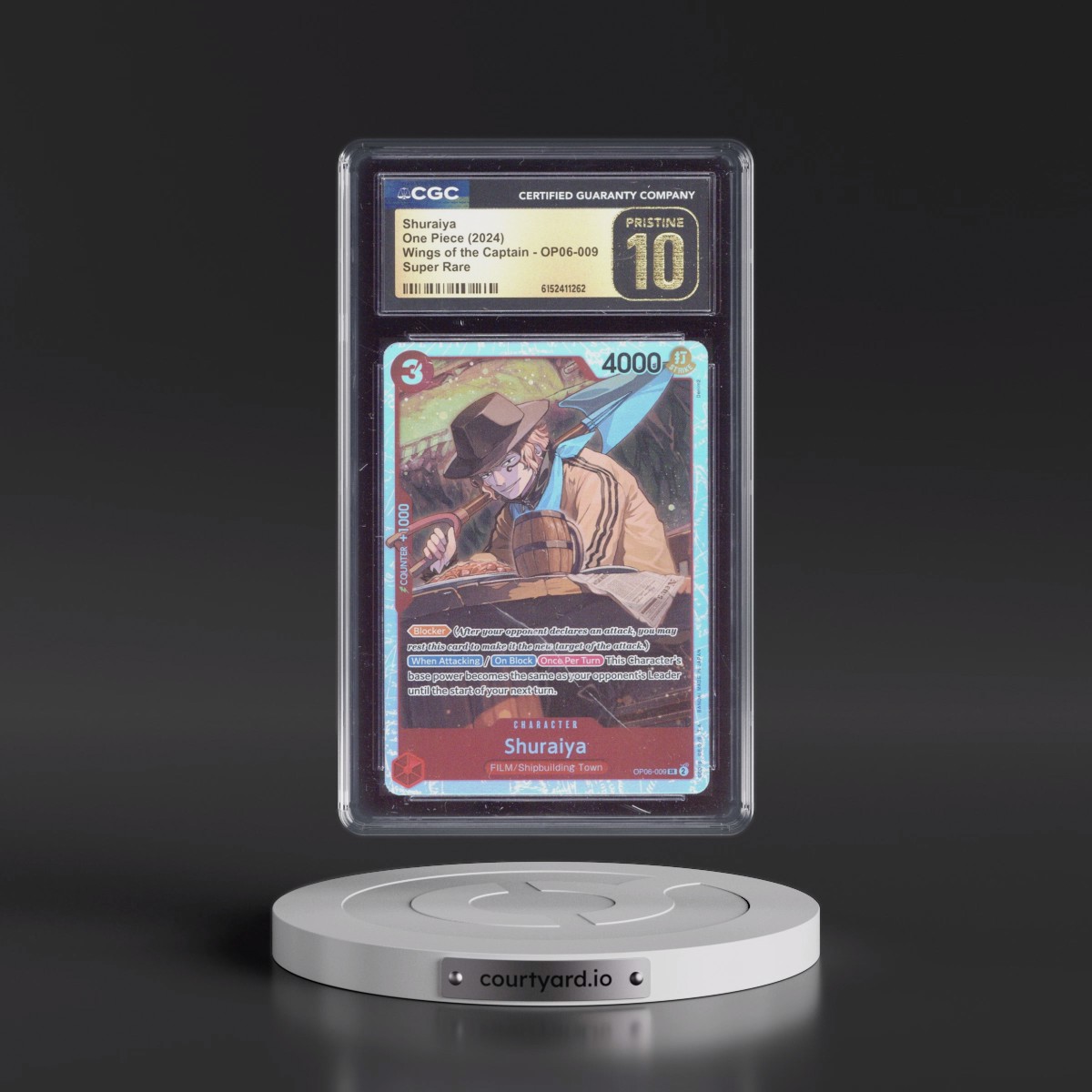2024 Wings of the Captain (OP06) - English #OP06-009 Shuraiya (CGC 10 PRISTINE)