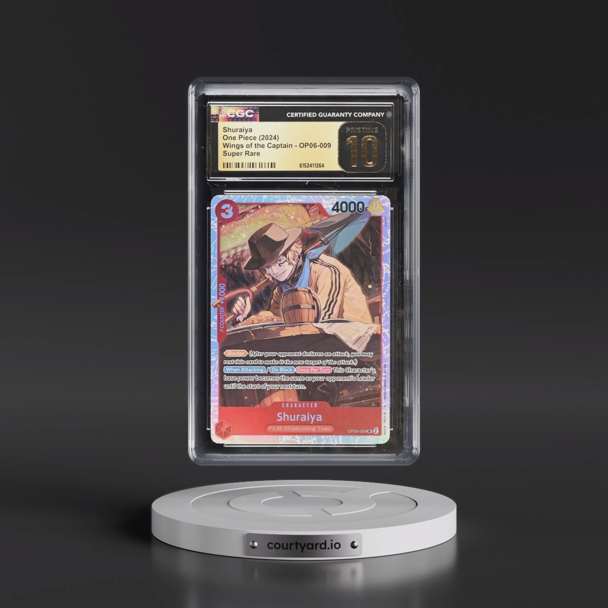 2024 Wings of the Captain (OP06) - English #OP06-009 Shuraiya (CGC 10 PRISTINE)