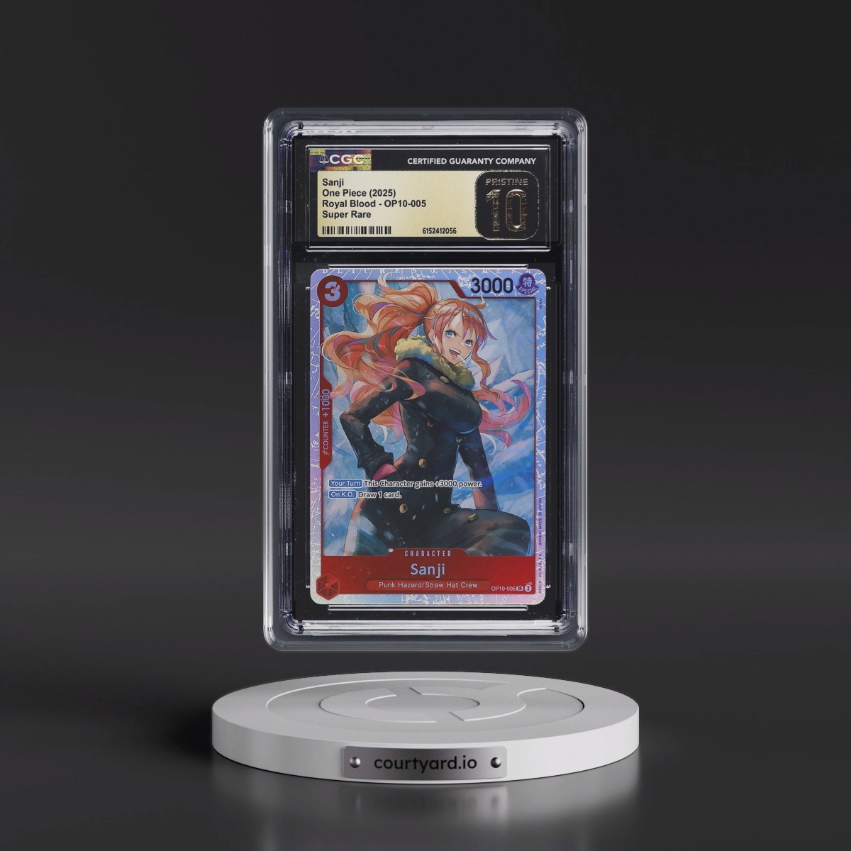 2025 Royal Blood (OP10) - English #OP10-005 Sanji (CGC 10 PRISTINE)