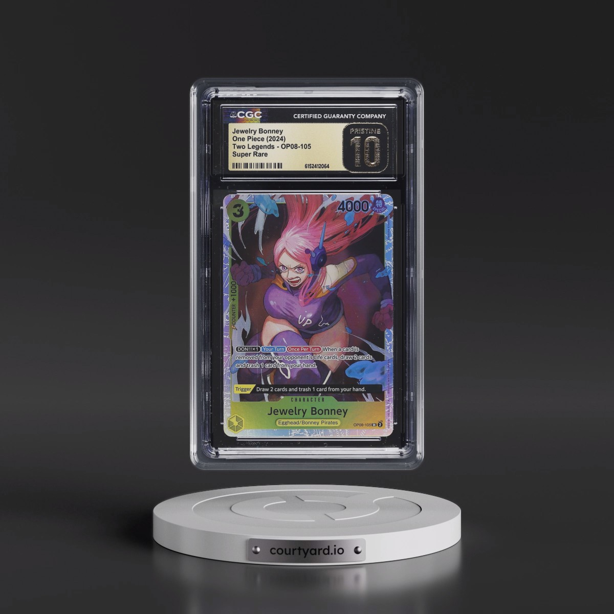 2024 Two Legends (OP08) - English #OP08-105 Jewelry BonneyÂ (CGC 10 PRISTINE)