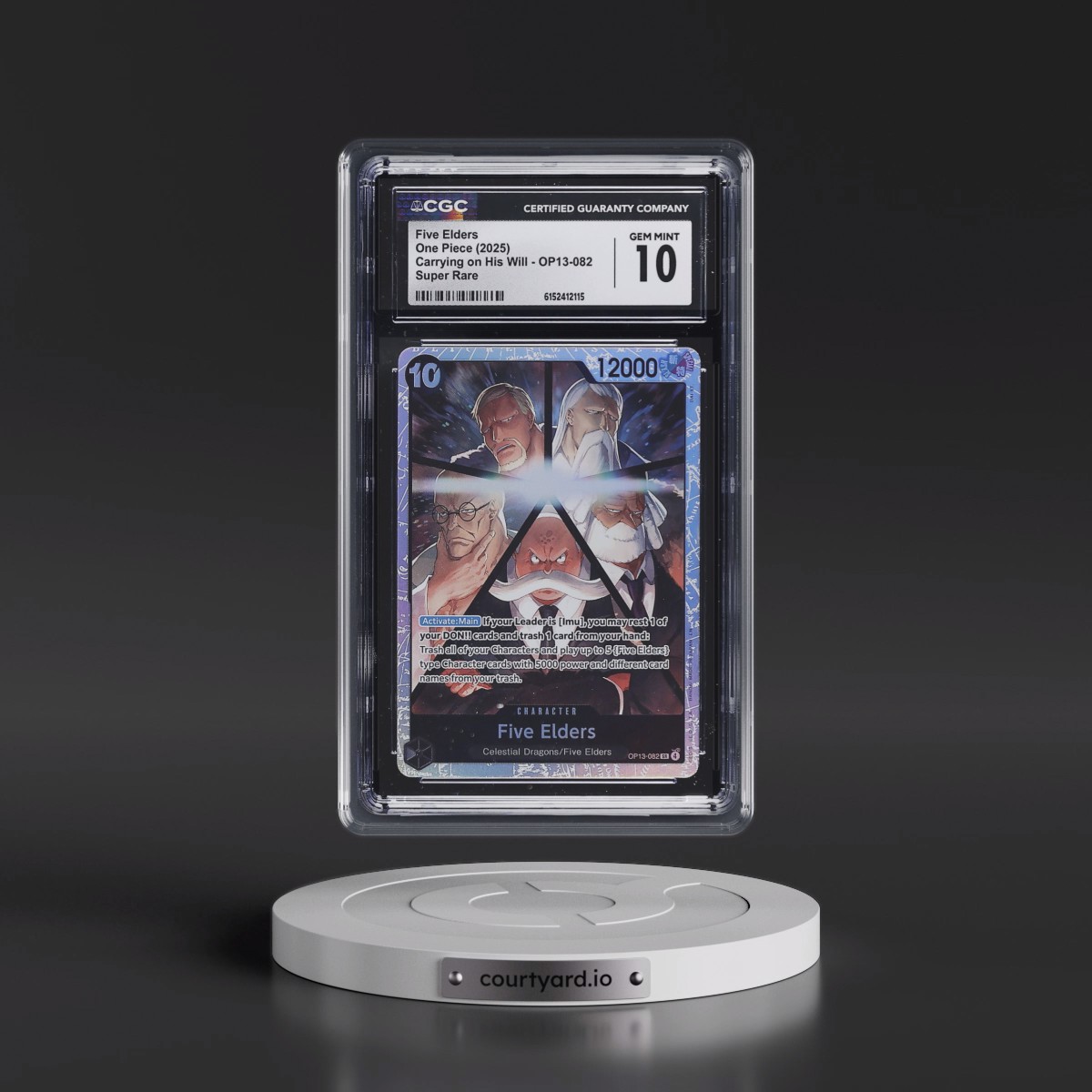 2025 Carrying on His Will (OP13) - English #OP13-082 Five Elders (CGC 10 GEM MINT)