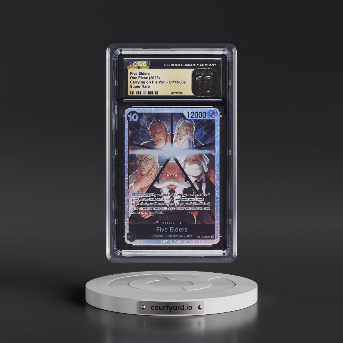 2025 Carrying on His Will (OP13) - English #OP13-082 Five Elders (CGC 10 PRISTINE)