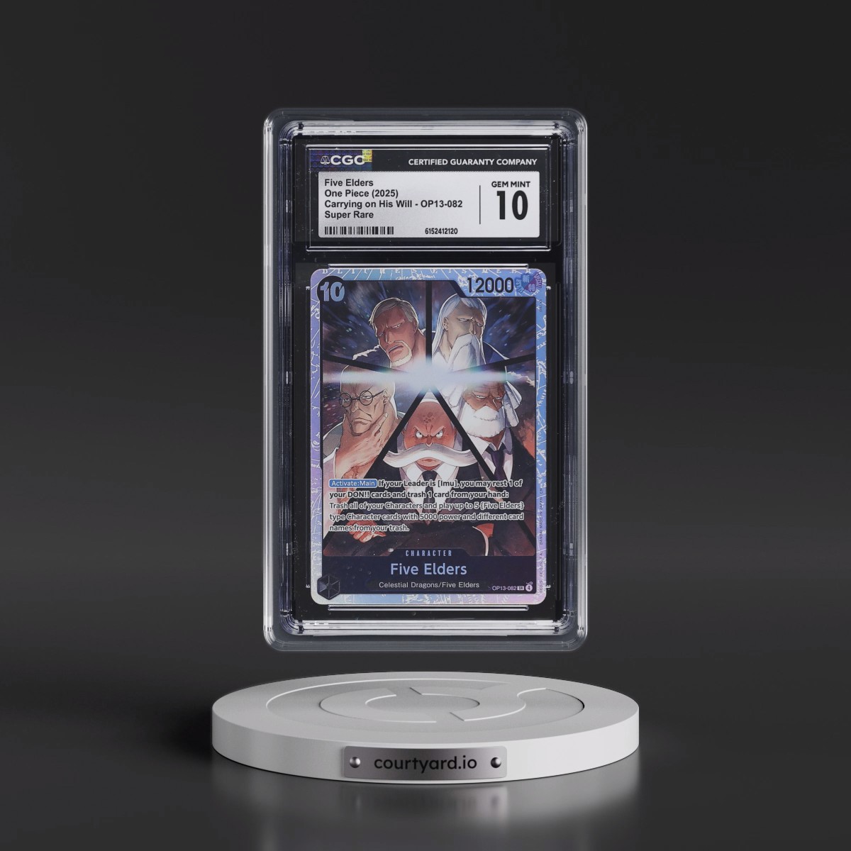 2025 Carrying on His Will (OP13) - English #OP13-082 Five Elders (CGC 10 GEM MINT)