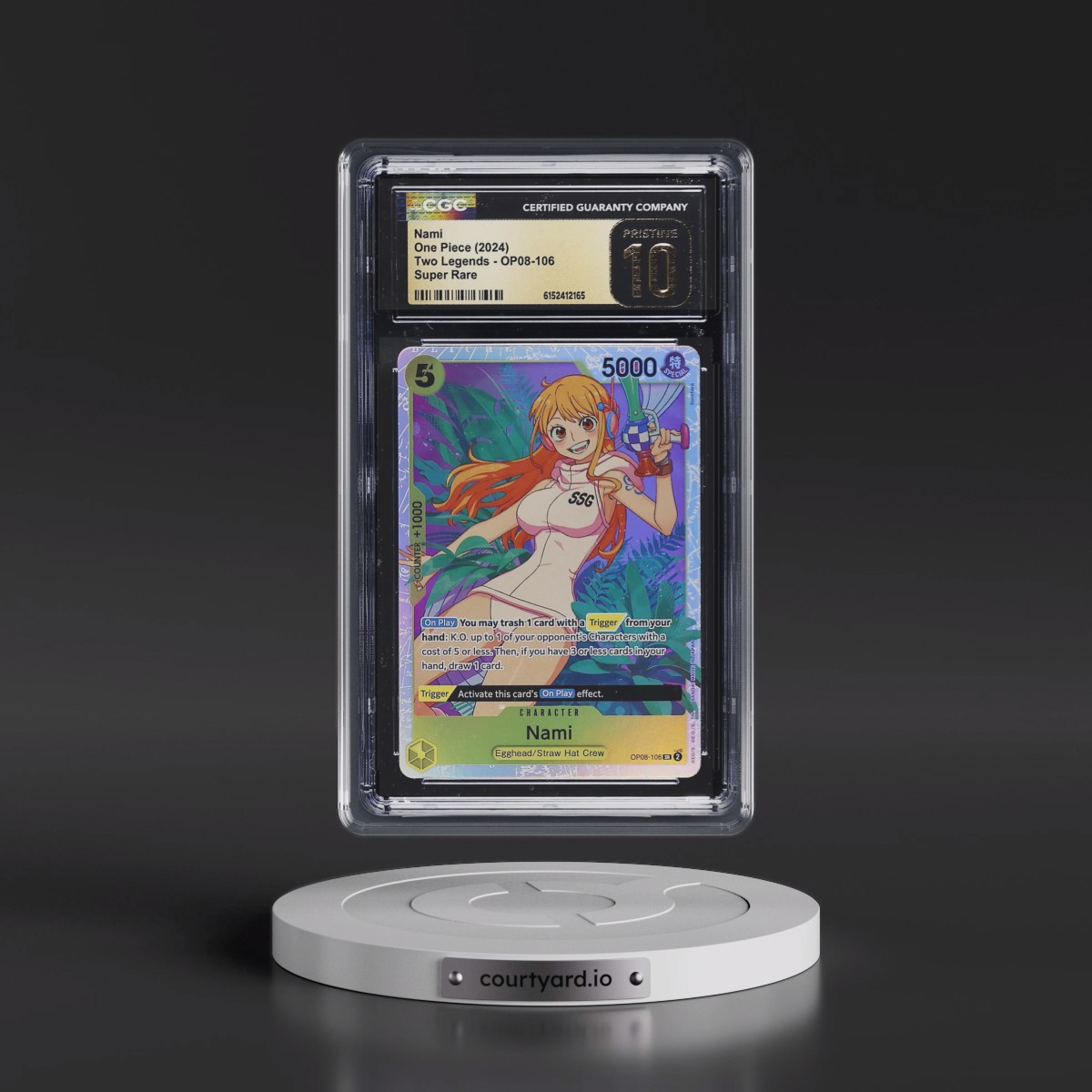 2024 Two Legends (OP08) - English #OP08-106 Nami (CGC 10 PRISTINE)