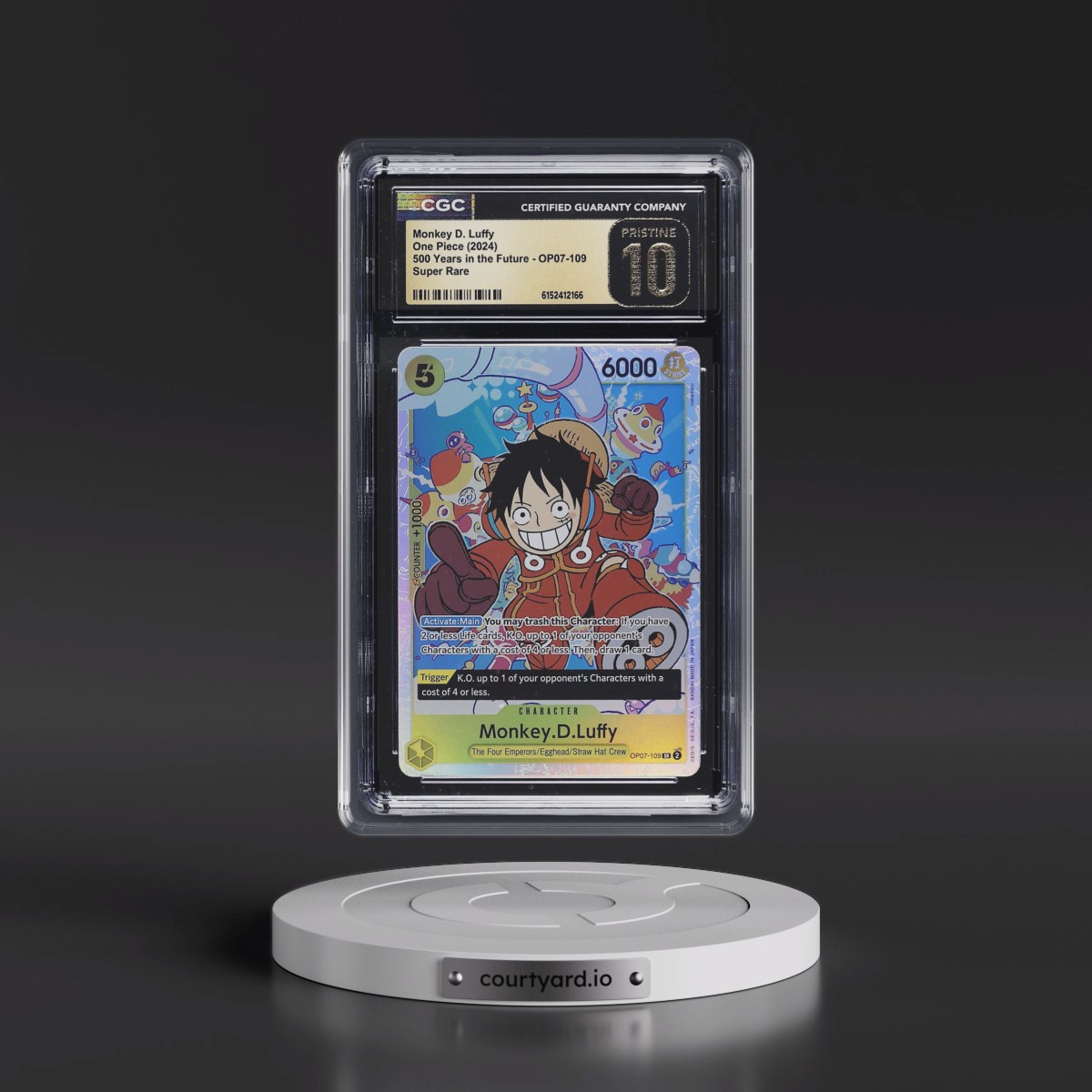 2024 500 Years in the Future (OP07) - English #OP07-109 Monkey D. Luffy - (Color Variation) (CGC 10 PRISTINE)
