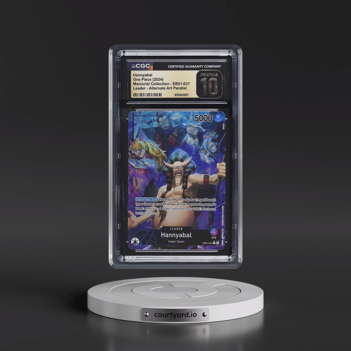 2024 Memorial Collection (EB01) - English #EB01-021 Hannyabal - (Borderless) Alt Art (CGC 10 PRISTINE)