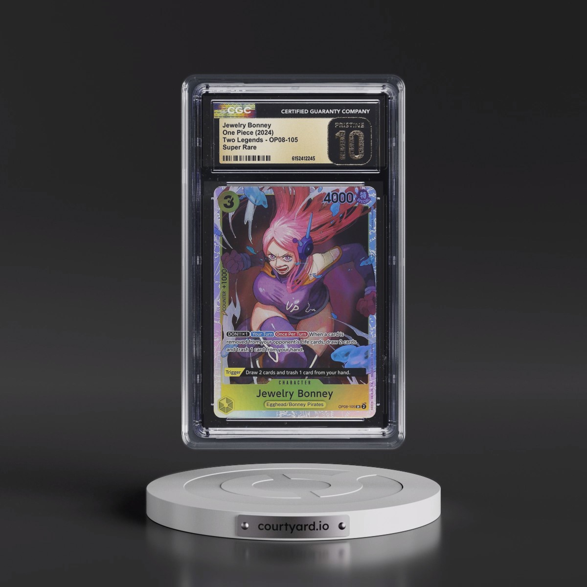 2024 Two Legends (OP08) - English #OP08-105 Jewelry BonneyÂ (CGC 10 PRISTINE)
