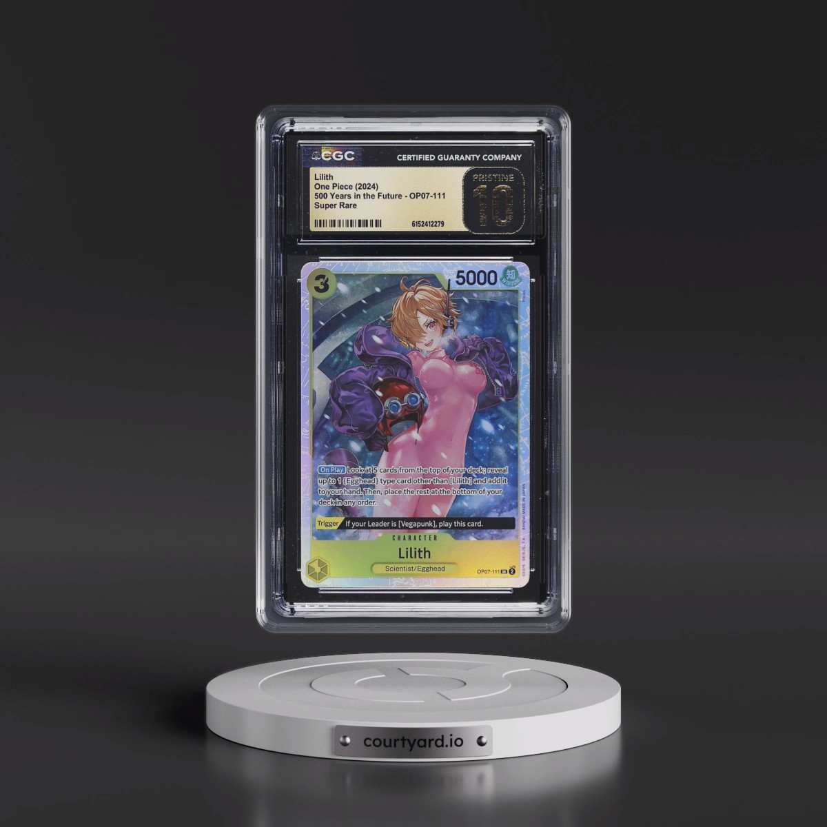 2024 500 Years in the Future (OP07) - English #OP07-111 Lilith (CGC 10 PRISTINE)