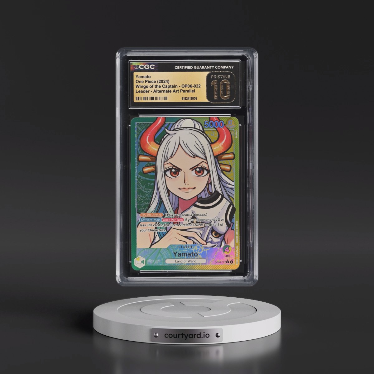 2024 Wings of the Captain (OP06) - English #OP06-022 Yamato - (Map Text Box) Alt Art (CGC 10 PRISTINE)