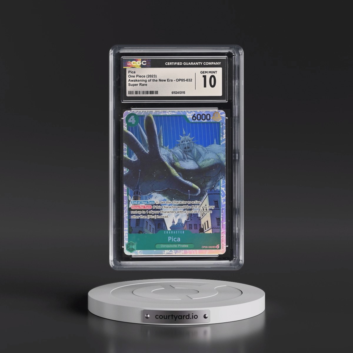 2023 Awakening of the New Era (OP05) - English #OP05-032 Pica (CGC 10 GEM MINT)