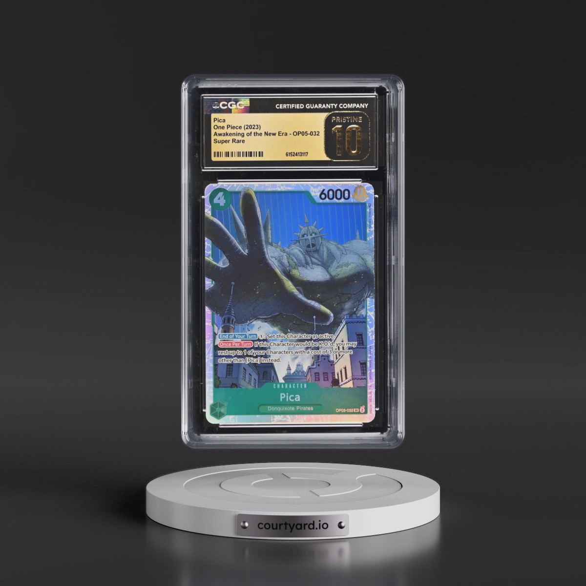 2023 Awakening of the New Era (OP05) - English #OP05-032 Pica (CGC 10 PRISTINE)
