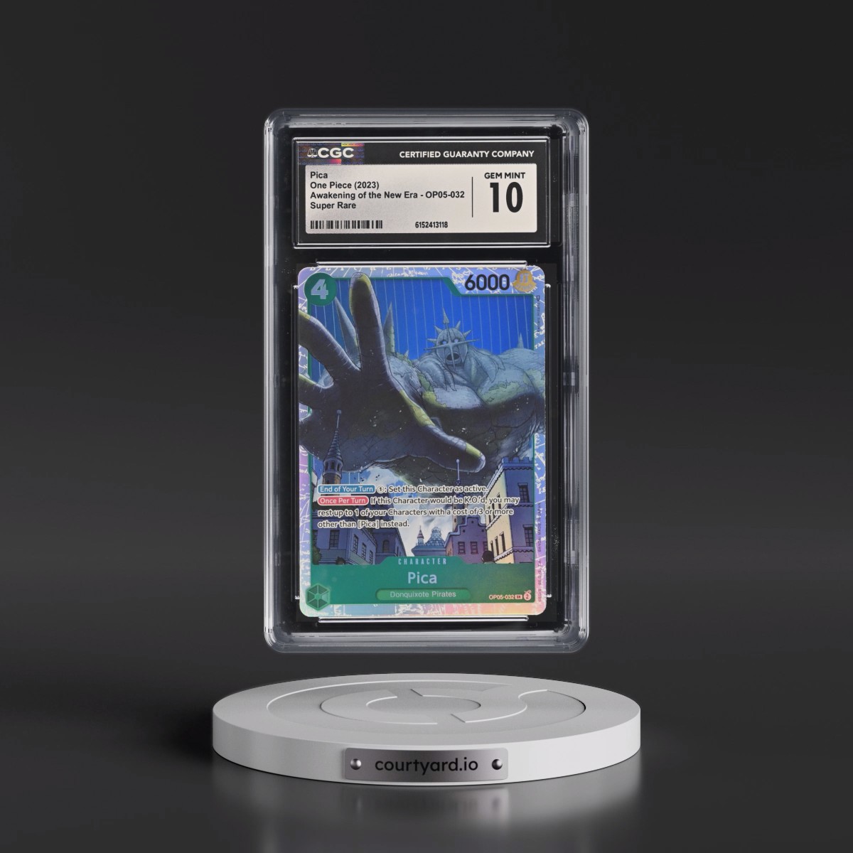 2023 Awakening of the New Era (OP05) - English #OP05-032 Pica (CGC 10 GEM MINT)