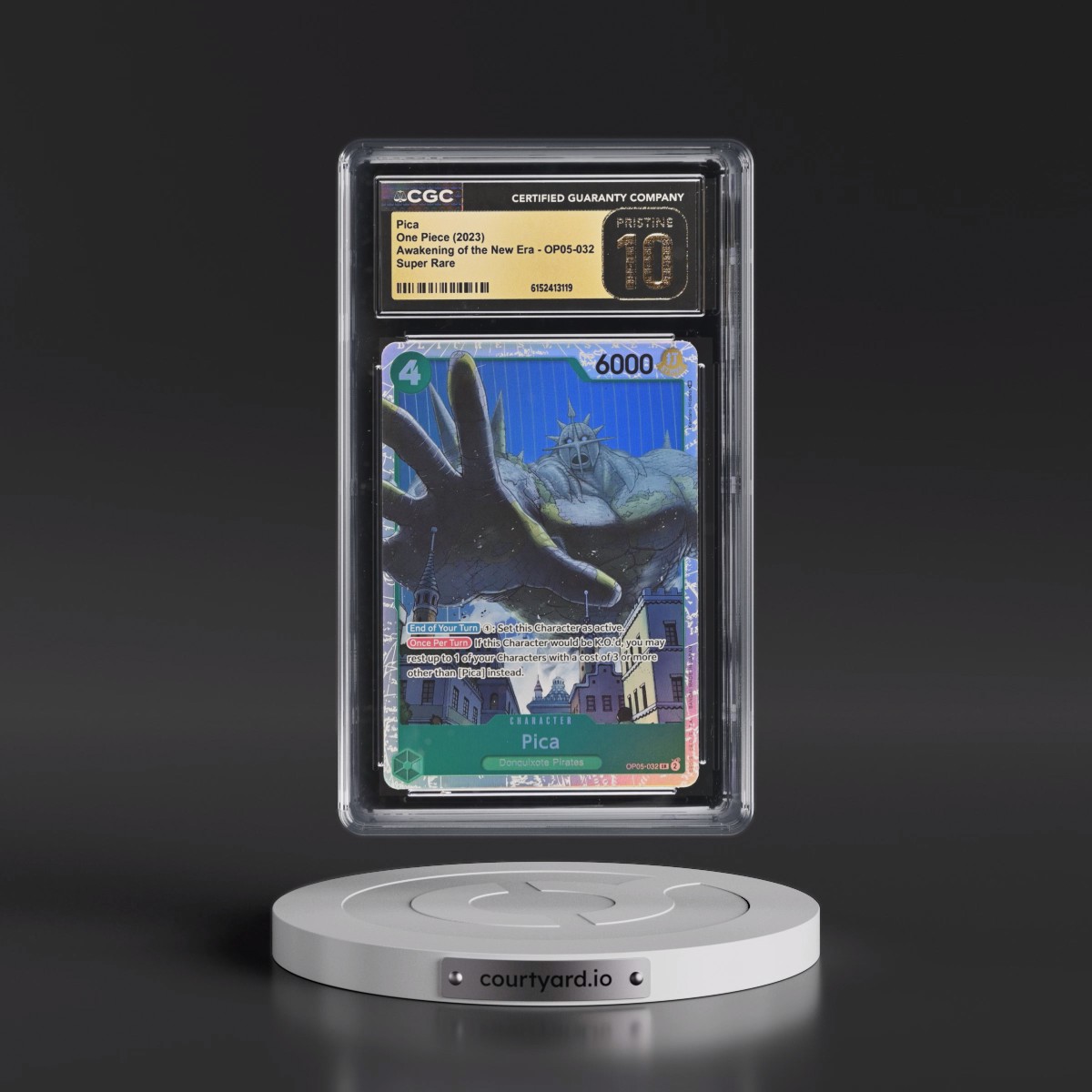 2023 Awakening of the New Era (OP05) - English #OP05-032 Pica (CGC 10 PRISTINE)