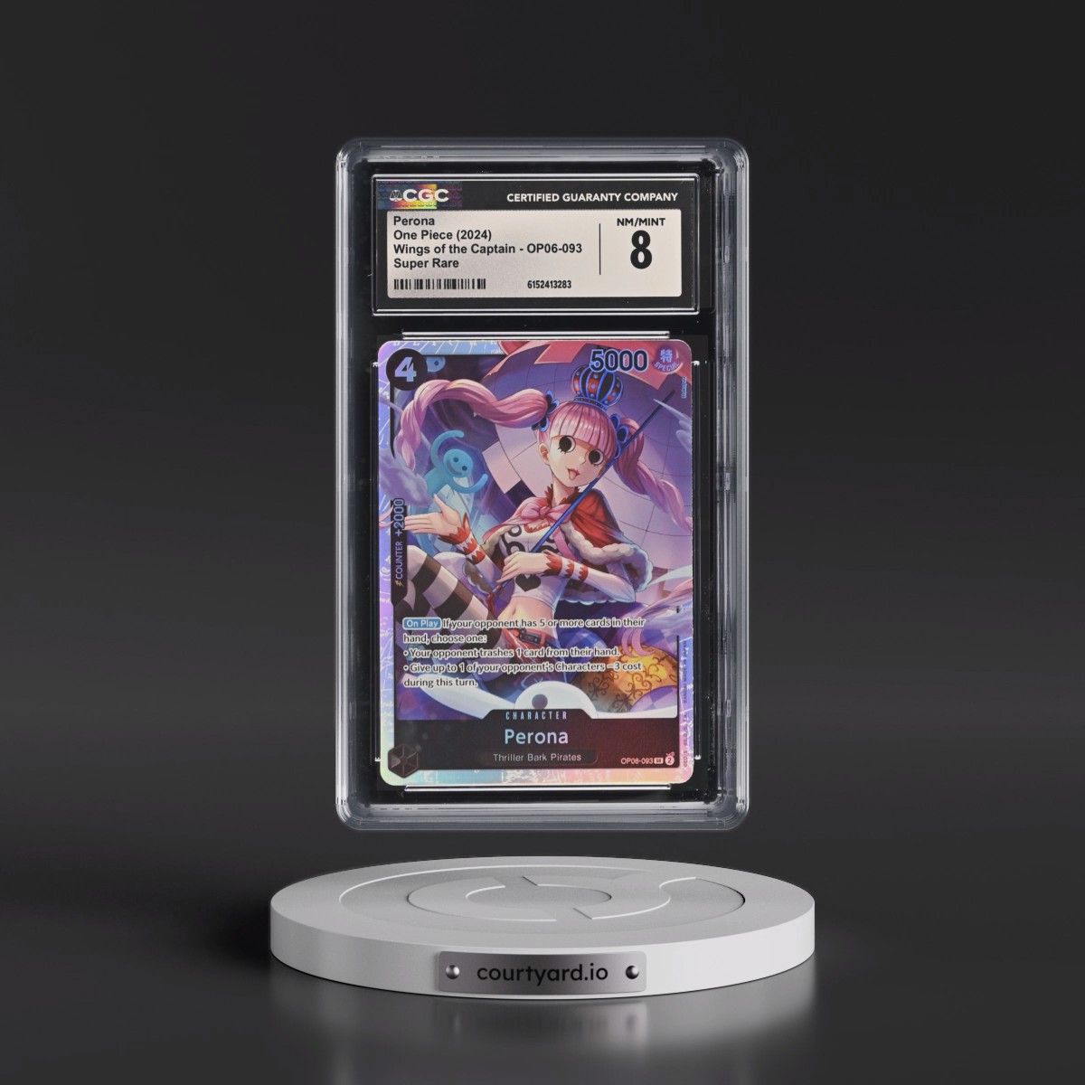 2024 Wings of the Captain (OP06) - English #OP06-093 Perona (CGC 8 NM-MT)