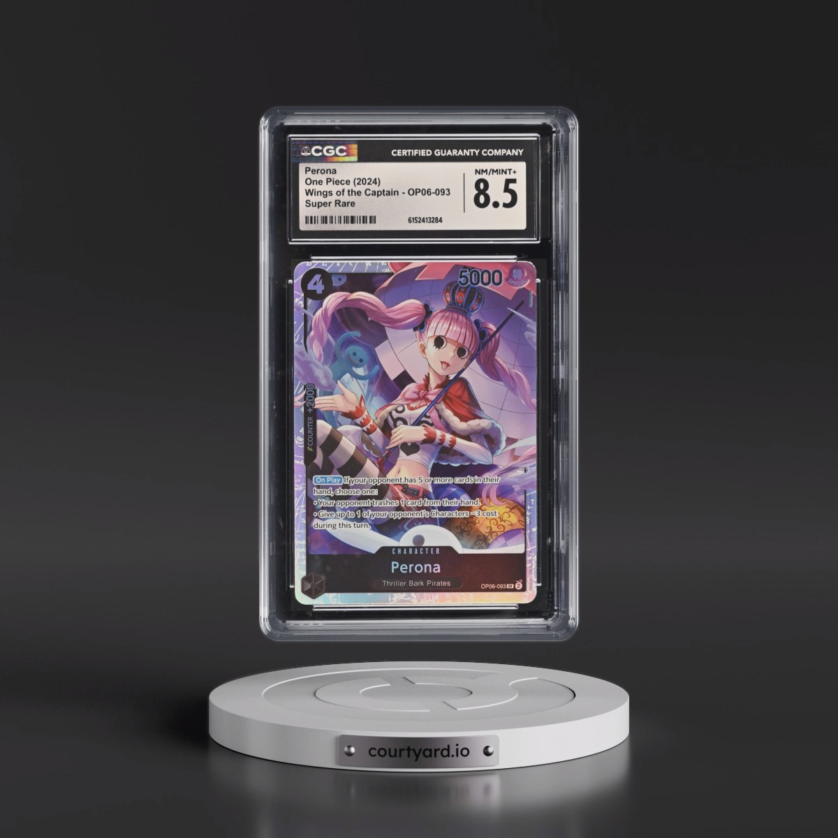 2024 Wings of the Captain (OP06) - English #OP06-093 Perona (CGC 8.5 NM-MT+)
