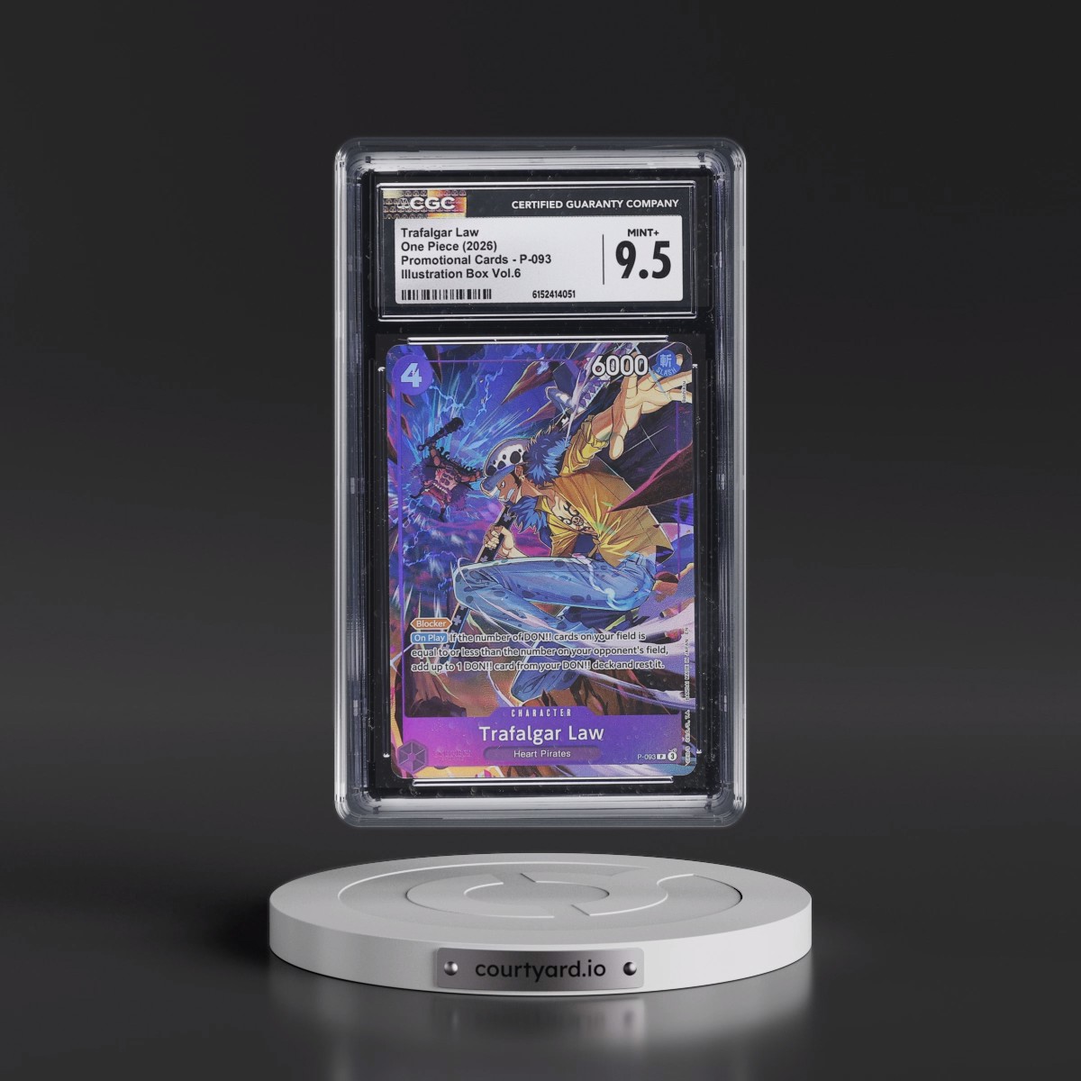 2022 Promotional Cards - English #P-093 Trafalgar Law - Illustration Box Vol.6 (Borderless) (CGC 9.5 MINT+)