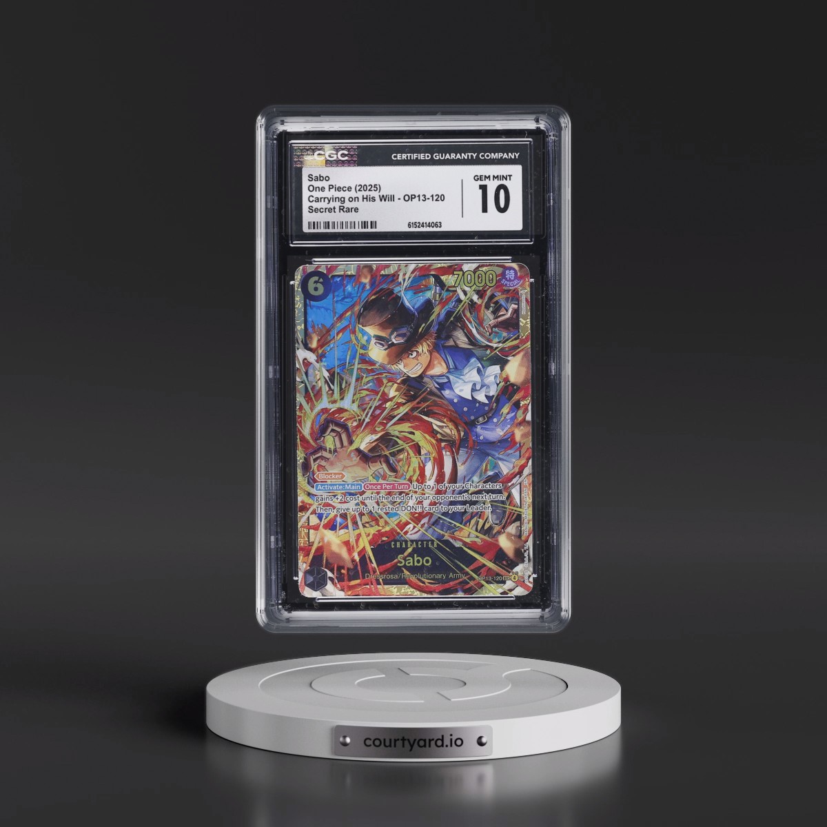 2025 Carrying on His Will (OP13) - English #OP13-120 Sabo (CGC 10 GEM MINT)