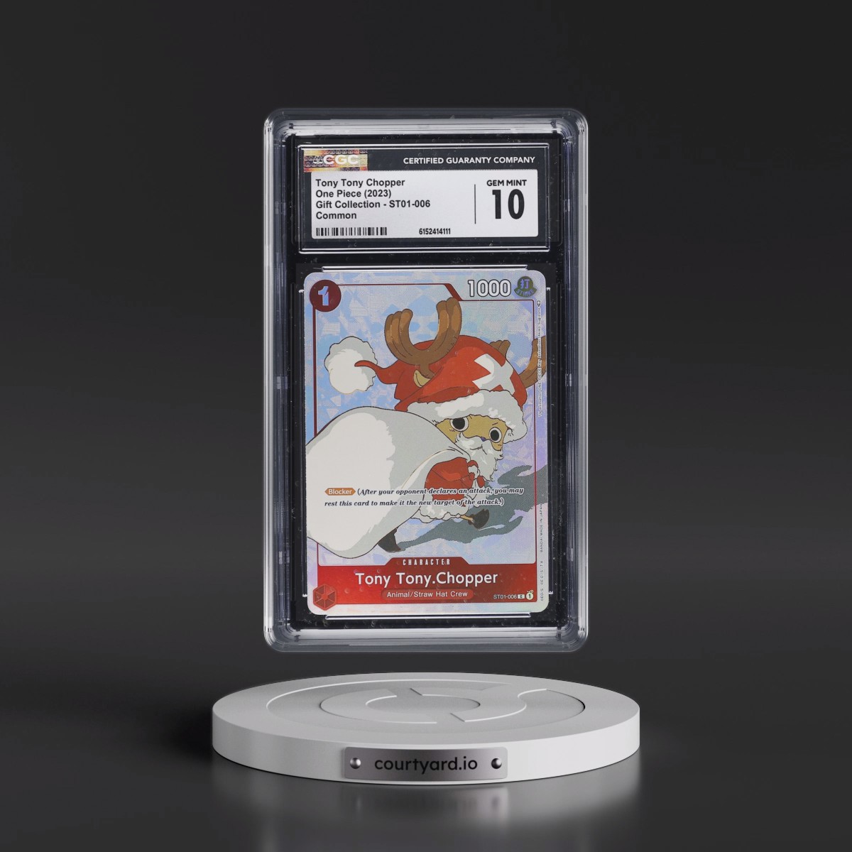 2023 Gift Collection (Foil) - English #ST01-006 Tony Tony Chopper - (Textured Foil) (CGC 10 GEM MINT)