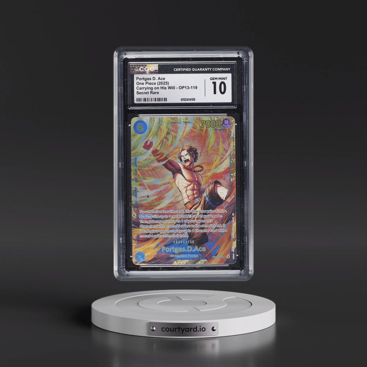 2025 Carrying on His Will (OP13) - English #OP13-119 Portgas D. Ace (CGC 10 GEM MINT)