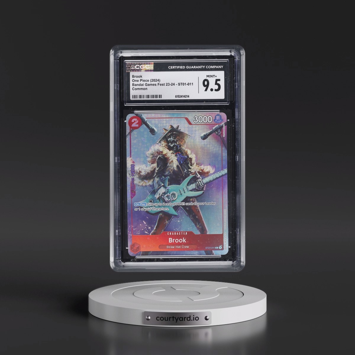 2024 Bandai Card Games Fest 23-24 (Textured Foil) - English #ST01-011 Brook - (Borderless) (CGC 9.5 MINT+)
