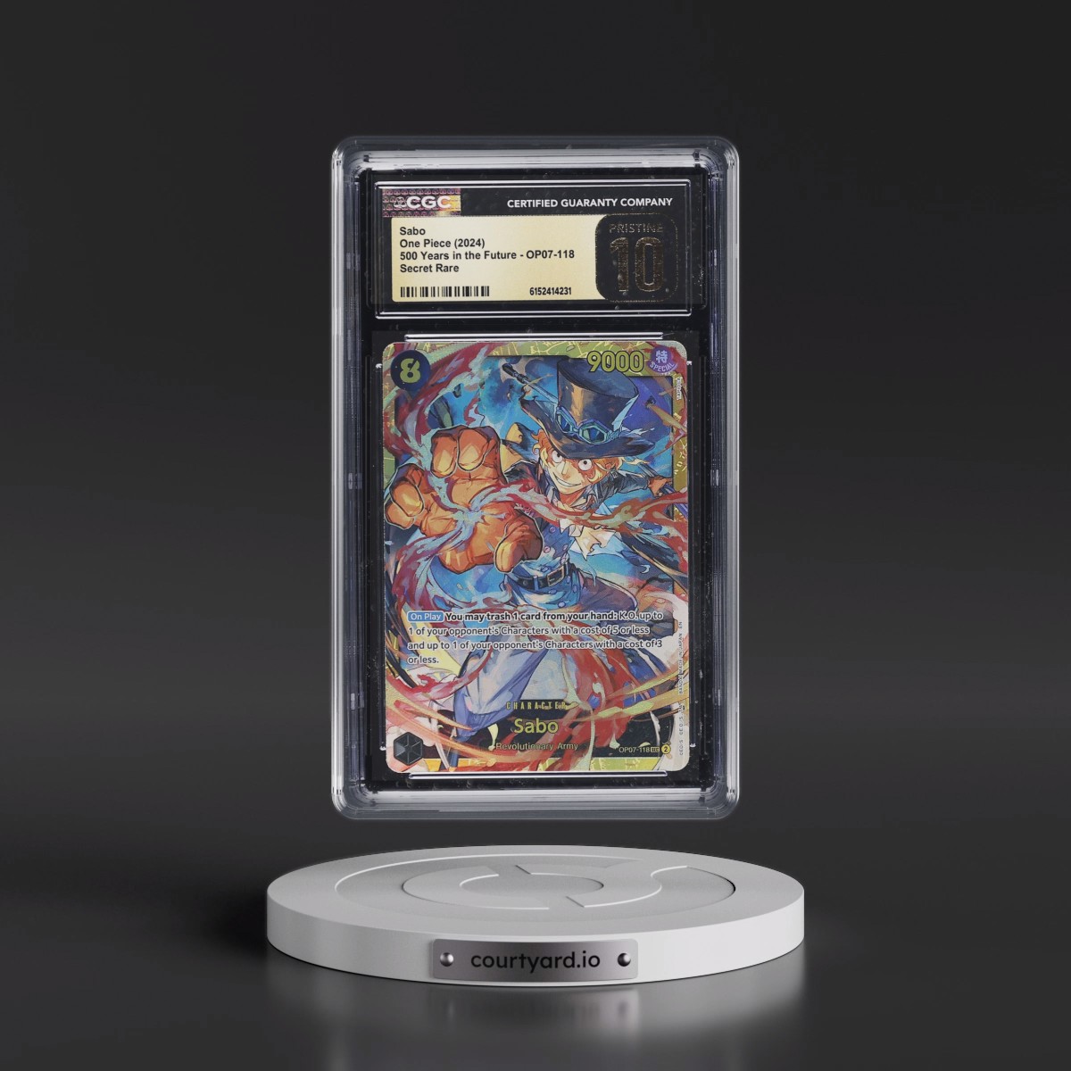 2024 500 Years in the Future (OP07) - English #OP07-118 Sabo (CGC 10 PRISTINE)
