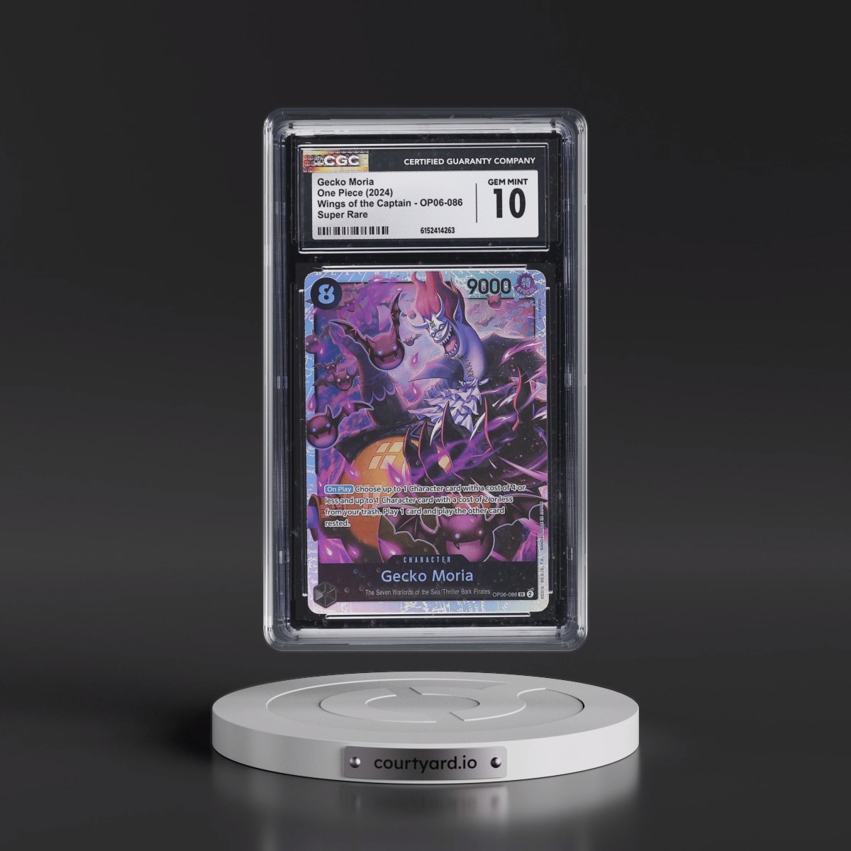 2024 Wings of the Captain (OP06) - English #OP06-086 Gecko Moria (CGC 10 GEM MINT)