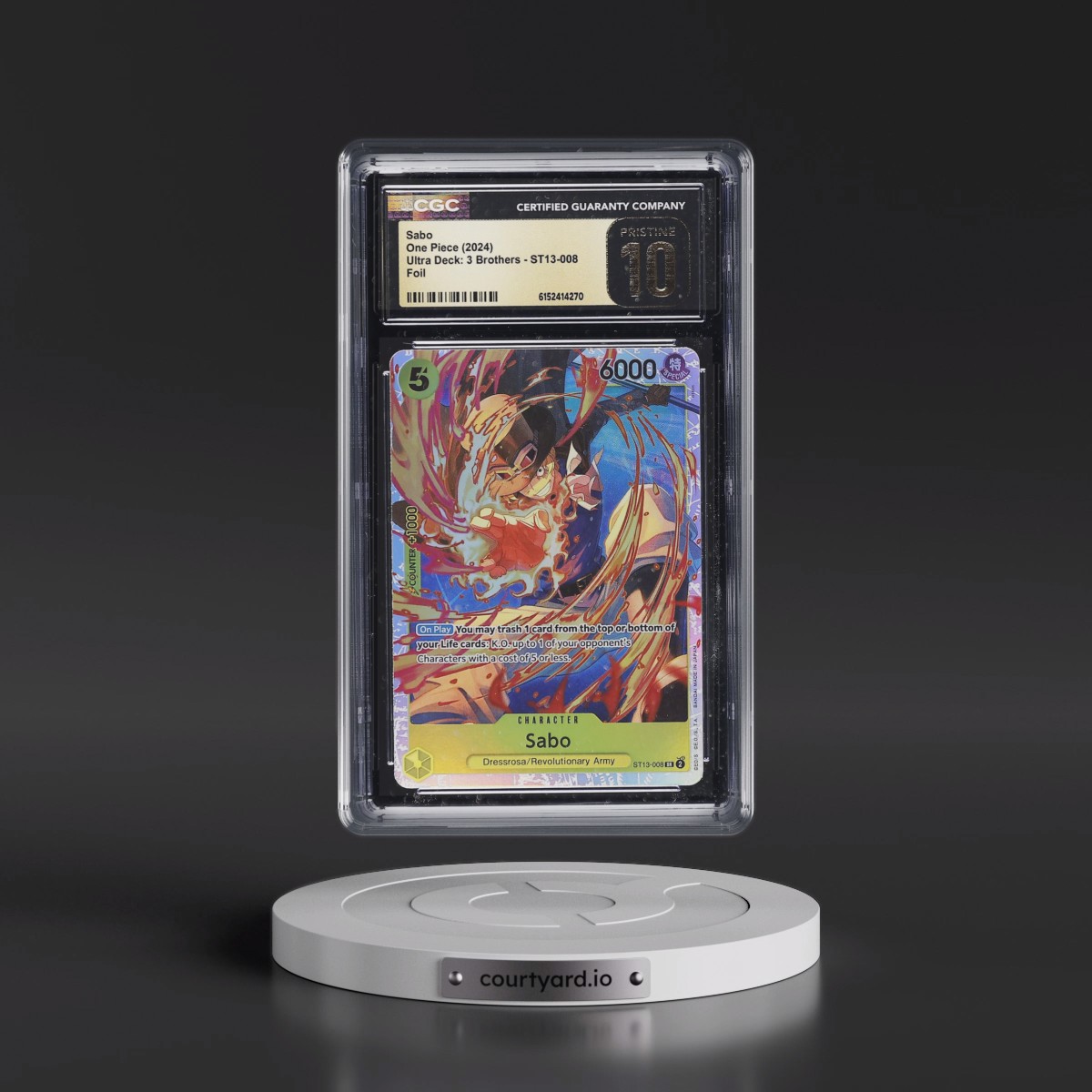 2024 Ultra Deck: 3 Brothers (ST13) - English #ST13-008 Sabo - Foil (CGC 10 PRISTINE)