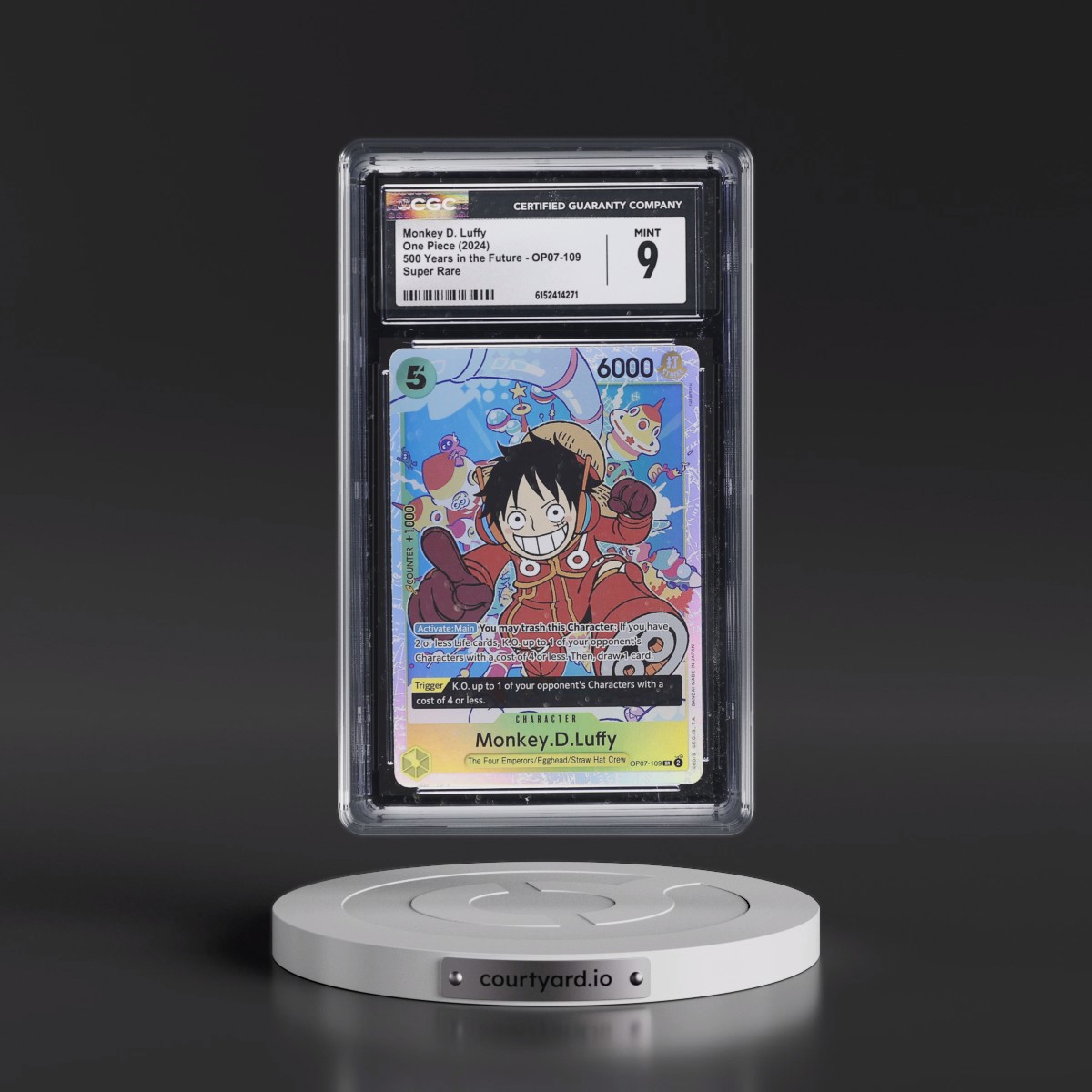 2024 500 Years in the Future (OP07) - English #OP07-109 Monkey D. Luffy - (Color Variation) (CGC 9 MINT)