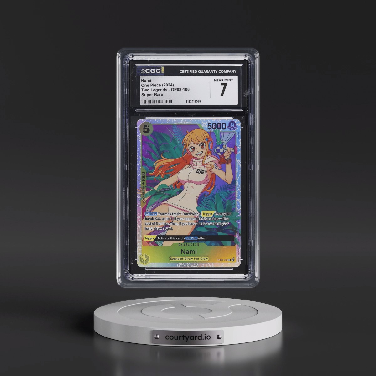 2024 Two Legends (OP08) - English Nami #OP08-106 CGC 7