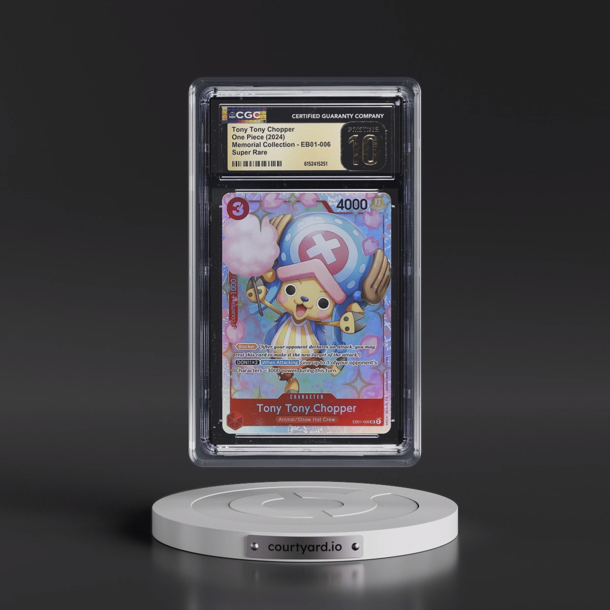 2024 Memorial Collection (EB01) - English #EB01-006 Tony Tony Chopper (CGC 10 PRISTINE)