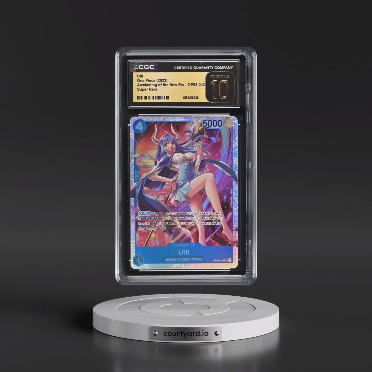 2023 Awakening of the New Era (OP05) - English #OP05-043 Ulti (CGC 10 PRISTINE)