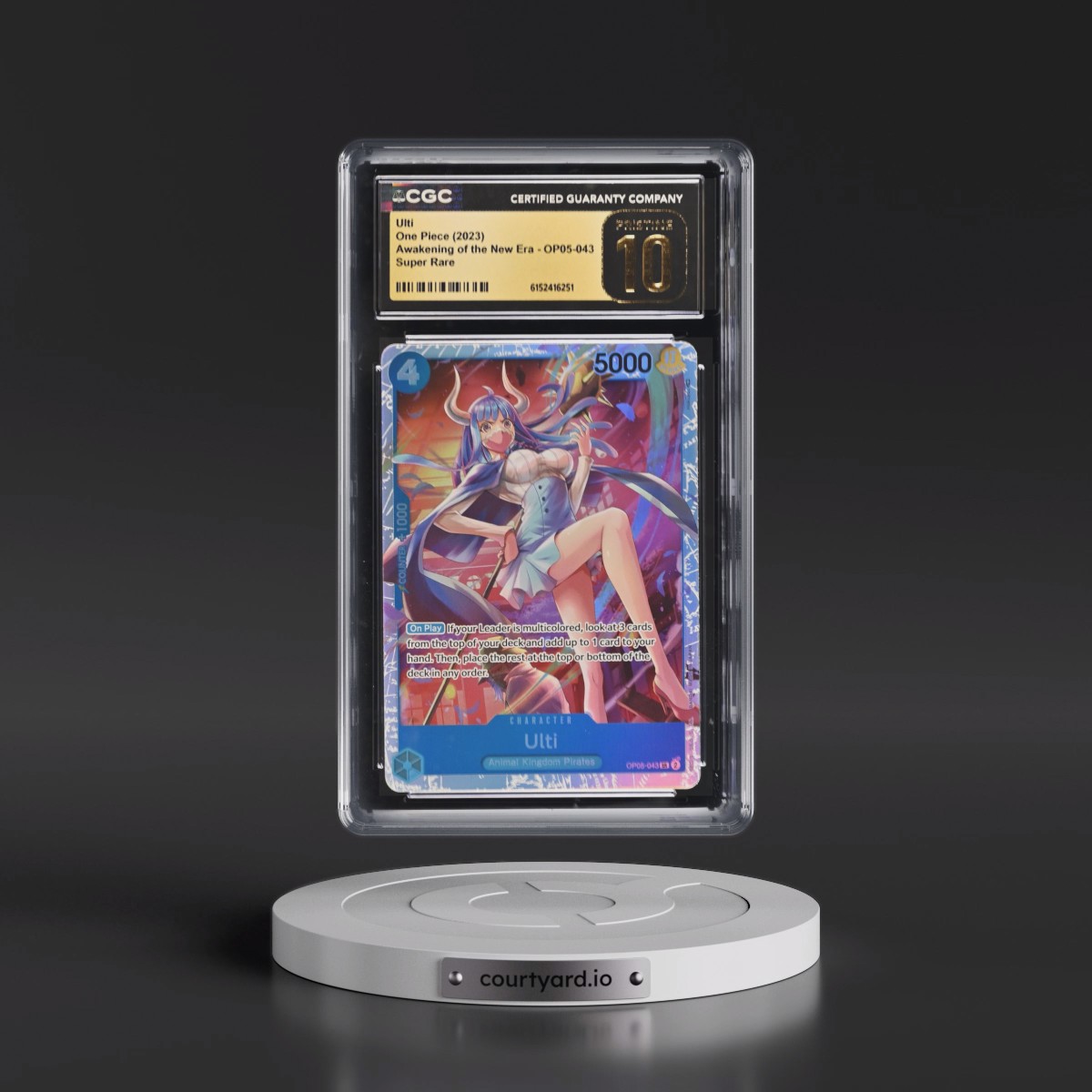 2023 Awakening of the New Era (OP05) - English #OP05-043 Ulti (CGC 10 PRISTINE)